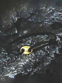 Pulsera simple de cuerda hecha a mano para hombres, con ajuste deslizante, accesorio de cuerda marina para playa y ocio, pulsera envolvente - Correa de mano ajustable de una sola capa - Ver 5