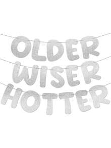 1 set Ghirlanda arcobaleno fai da te luminosa, striscione divertente per feste di compleanno adatto per feste di 30°, 40°, 50°, 60°, 70°, 80° compleanno, decorazioni per feste a tema discoteca - nero - Visualizzare 10