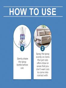 Best-Selling Cat Care Spray, Prevents Cats From Urinating On Beds, Made With Gentle Ingredients To Deter Unnecessary Scratching And Chewing Behavior - Multicolor - View 7