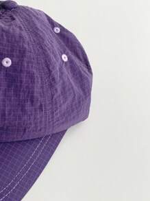 1 Stück weiches grün kariertes Baseballcap mit schnell trocknendem, dünnem Schirm, leicht atmungsaktiv mit UV-Schutz, breite Krempe, geeignet für Herren und Damen für den Outdoor-Gebrauch im Frühling/Sommer
