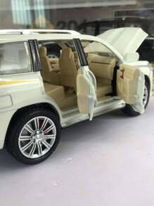 ESCBBXX 1pc Realistic Off-Road SUV Zinc Alloy Model Toy Car, Collection/Display Item - Size: 8.26"L X 3.74"W X 3.26"H, Alloy Exterior Detailed Interior, Openable Doors & Hoods, Rolling Wheels - Great As Collectible Metal Car Gift For Adults,Back To School