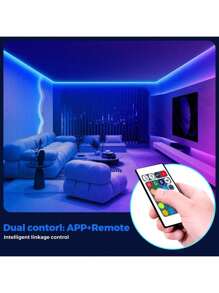 24-przyciskowy pasek świetlny z pilotem na podczerwień, Bluetooth i aplikacją na smartfony, 5-woltowe, 7-kolorowe tło świetlne do telewizora, oświetlenie nastrojowe do pomieszczeń e-sportowych, zestaw pasków świetlnych RGB
