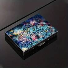 Portefeuille en métal en acier inoxydable pour femme ou homme, noir S pour femme, portefeuille pour homme, noir S pour femme, cadeau, petits cadeaux, cadeaux d'anniversaire, cadeau pour homme, porte-cartes, porte-cartes de visite, porte-cartes de crédit pour homme, mini portefeuille, porte-cartes, portefeuille Rfid