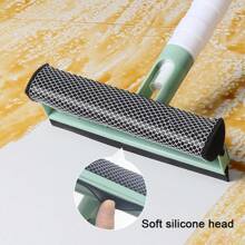 Professional 4-In-1 Multi-Surface Cleaning System With Detachable Sprayer & Microfiber Pads - Heavy-Duty Window Squeegee For Car/Bathroom/Kitchen Glass, Compact Design With Hanging Hook