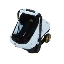 1 pieza Protector de asiento de coche para bebé, cubierta de asiento de coche elástica y transpirable de uso múltiple para niños y niñas