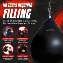 16 Water Punch Bag - Black - View 4
