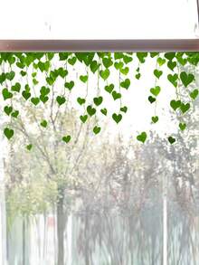 1 szt. Kolorowa kwiatowa naklejka na okno z PVC, którą można zdjąć, aby rozjaśnić swój dom lub biuro, naklejki, naklejka ścienna, naklejka winylowa do dekoracji domu, elementy dekoracji okiennej, odśwież wystrój pokoju w domu, naklejka ścienna, spersonalizowane naklejki