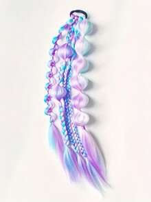 手工制作的混色泡泡扭辫 - 度假风格女士接发，适合所有发质，24 英寸 - 拼色 - 查看 13