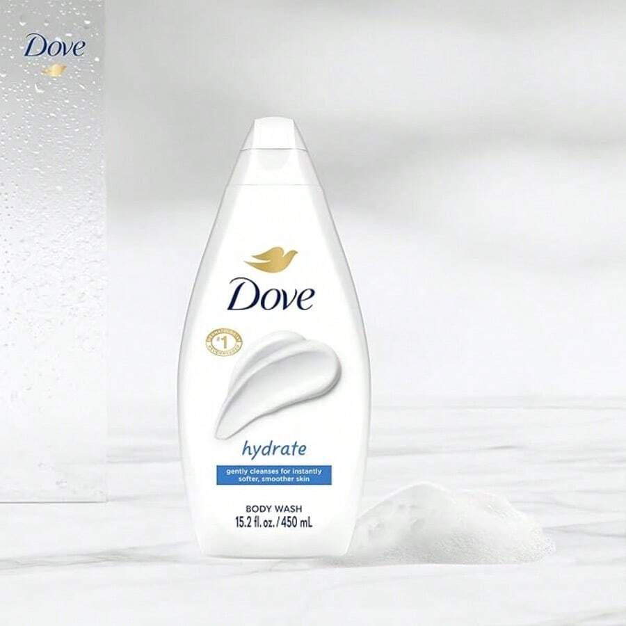 Dove Body Wash, Hydrate 15.22 Oz 450 Ml – Moisturizing Cleanser For Smooth, Soft Skin, Ea Pack Of 1 - Multicolor - View 1