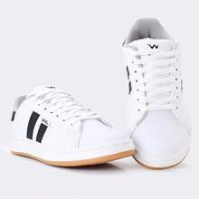 Wayke Confort Women's And Men's Tennis Shoes - White - View 5