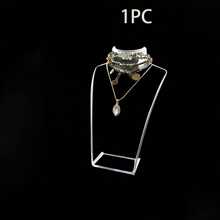 1 pièce/2 pièces/3 pièces Support d'affichage de bijoux en acrylique, boucles d'oreilles, bracelets, colliers, pendentifs et porte-bijoux, plusieurs couleurs disponibles
