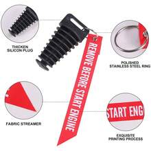 Motocross Car Wash Waterproof Plug With Key Fob, Dustproof Rubber Plug, Pipe Wash Plug, Pipe Protector For Motocross Bikes - one-size - View 3