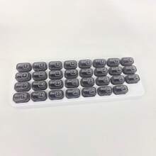 Portable Daily Pill Organizer - Deluxe 31-Day - Thick PP Material, Clear Compartment Lids, Weekly Labels & Removable Compartments - Ideal For Home, Travel, Holidays & Birthdays, Perfect Gift - Travel Pill Box, Pill Storage, Pill Box For Purse
