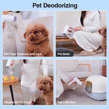 XO Chef Lab Continuous Sprayer Bottle With Ultra Fine Mist- Continuous Mister Spray Bottle For Hairstyling, Cleaning, Plants, Pets, Barbers, Salons, High Pressure Spray Bottle, Portable Refillable Mist Sprayer (Clear - 8.8Oz/268ml) - Trắng-1Pc - Xem 7