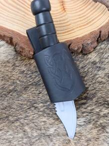 1PC Medieval PU Leather Sword Frog Scabbard Vintage Viking Renaissance Holster Cosplay Costume Accessories (Sword NOT Included)