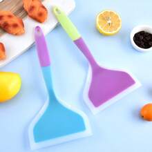 1pc Non-Stick Pancake & Fried Egg Frying Pan And Silicone Spatula Kitchen Utensil - Premium Non-Stick, Heat-Resistant, Ergonomic Design For Effortless BBQ Steak, Pizza Baking & Cooking - Durable, Easy To Clean, And Dishwasher Safe