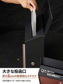 Wall-Mount Mailboxes - ロック Ingot - View 7