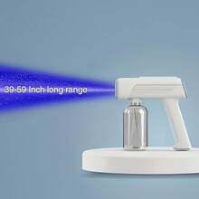 XO Chef Lab Continuous Sprayer Bottle With Ultra Fine Mist- Continuous Mister Spray Bottle For Hairstyling, Cleaning, Plants, Pets, Barbers, Salons, High Pressure Spray Bottle, Portable Refillable Mist Sprayer (Clear - 8.8Oz/268ml) - White-2Pcs - 查看 7