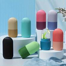 1pc Ice Face Roller, Ice Face Roller For Relieving Face And Eye Puffiness, Facial Massager For Enhanced Skin Care And Glow, Ice Face Roller Mold Cube, Reusable And Leak-Proof