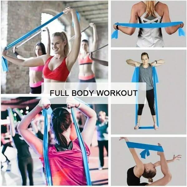 Bandas de resistencia para Pilates y Yoga, bandas elásticas de ejercicio multicolor para fitness, Pilates y entrenamiento de fuerza, bandas de resistencia para fitness, esenciales para entusiastas del fitness, regalo perfecto