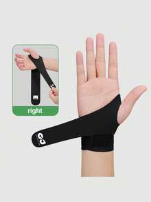 GOLOVEJOY 1pc Billiard Solid Color Simple Versatile Wrist Support Glove For Pointing And Aiming, Snooker Or 8-Ball Practice, Adjustable Length For Both Men And Women - Multicolor - View 9