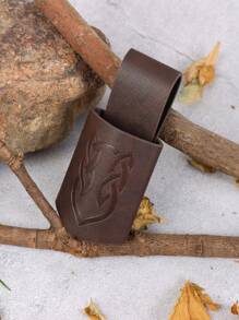 1PC Medieval PU Leather Sword Frog Scabbard Vintage Viking Renaissance Holster Cosplay Costume Accessories (Sword NOT Included)