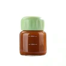 1/2pcs Mini Glass Small Cup For Coffee, Milk, Stylish & Portable, Cute Short Design