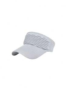 1 件女式纯色褶皱帽檐棒球帽，百搭运动休闲复古时尚氛围可调节折叠透气帽子，适合跑步、徒步旅行、露营、高尔夫、沙滩派对、摄影等户外活动