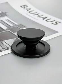 1pc Powerful Magnetic Inflatable Phone Stand, Ultra-Thin Portable Slouchy Retractable Transparent Magnetic Phone Holder