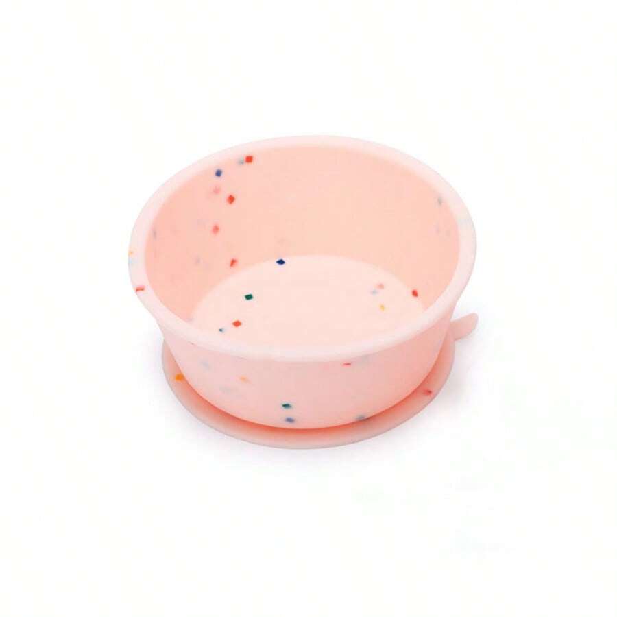 硅胶婴儿喂食碗，可放入微波炉和洗碗机，耐热，易于清洁，耐用婴儿食品碗