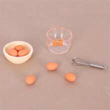 9 pièces/Set Mini Modèle de fouet d'œufs, accessoires de cuisine de maison de poupée, décoration de cuisine miniature, accessoire de photographie