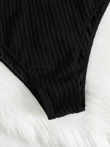 Conjunto de bikini de unicolor, estilo talla grande reciente europeo y americano, para playa