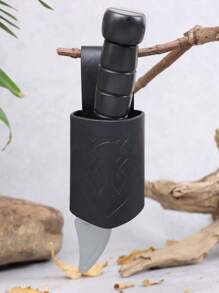 1PC Medieval PU Leather Sword Frog Scabbard Vintage Viking Renaissance Holster Cosplay Costume Accessories (Sword NOT Included)