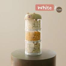 便携式宠物零食储存容器，室内外均可使用，透明，刻度清晰，防漏，易于清洁，适用于猫狗 - 彩色 - 查看 18