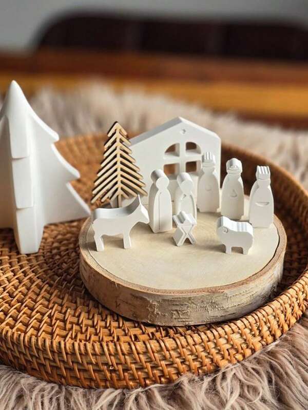 3 PEÇAS/Conjunto Molde de Silicone Decorativo de Oração DIY, Ornamento de Decoração Doméstica Simples, Molde de Gesso Artesanal, Moldes de Fundição em Resina Epóxi