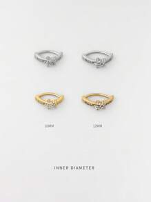 1PC 925 Sterling Silver Diamond Flowers Navel Ring Belly Button Reverse Belly Ring Navel Jewelry For Women Daily Wear Anniversary Birthday