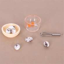 9 pièces/Set Mini Modèle de fouet d'œufs, accessoires de cuisine de maison de poupée, décoration de cuisine miniature, accessoire de photographie