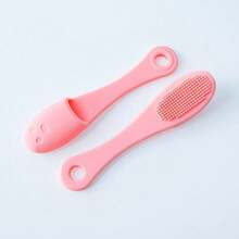 Silicone Nose Scrubber Brush, Manual Thumb Finger Blackhead Pore Cleansing Face Washing Brush - Multicolor - View 10
