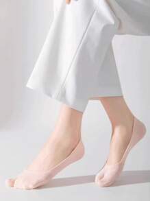 1/5 Pairs Summer Breathable Cotton Thin Toe Separator Invisible Non-Slip Women Ankle Socks