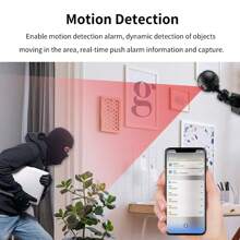 Mini cámara de seguridad WiFi con visión nocturna y detección de movimiento HD Mini DV con batería Cámara WiFi portátil Batería 200mAh 1080P
