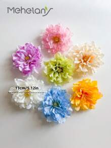 2Pcs Artificial Flower Heads Peony Faux Flower, 4.72" Silk Artificial Flower, Fake Peony Flowers Heads With Steams For Home Bedroom Kitchen Decor, Wedding Party Decorations, Indoor Outdoor Decor, Wedding Itesms, Mother's Day, Brithday, Gift, Spring Summer Decorations, Flores Artificiales Para Decorar