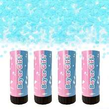 8pcs Confetti Poppers Cannons For Gender Reveal Decorations,Wedding,Birthday Decorations,Graduation Party Decorations Anniversary Christmas New Year's Fun Party Supplies Decorations And Favors, Room Home Decor Mother's Day Graduation(Do Not Aim The Launch Tube At People Or Objects) - Multicolor - View 9
