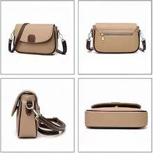 1PC Womens Designer Style Crossbody Bag Ladies Small Leather Shoulder Handbag Work Travel Bag - Multicolor - View 12