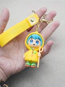 Pilgrim Pendant Keychain - The Vatican's 2025 Jubilee Year Mascot, Creative Cartoon Style (Random Keychain Style)