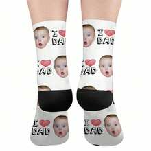 زوج جديد من جوارب مخصصة لعيد الآباء، جوارب متطابقة للأزواج، هدية تخرج، جوارب أنيقة مخصصة للرجال/النساء، جوارب رياضية مخصصة، هدايا عيد ميلاد مخصصة، هدايا عيد الحب، جوارب رجالية جديرة بالاهتمام