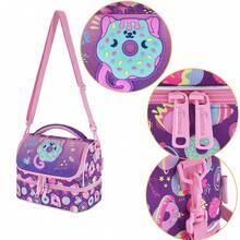 Cute Kids Crossbody Bag, Adjustable Shoulder Strap, Double-Layer Insulated, Suitable For School, Picnic And Travel - Multicolor 19006 Series - View 6