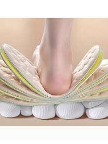 Breathable High Elasticity Shock-Absorbing Sports Insoles, Suitable For Men And Women,Ultra-Comfort Memory Foam Insoles For Men And Women - Anti-Odor, Sweat-Absorbing, Massage For Running, Sports, And Daily Wear - Breathable, And Foot Care Solution