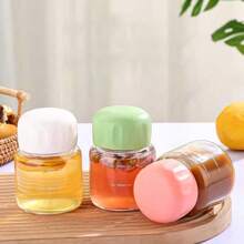 1/2pcs Mini Glass Small Cup For Coffee, Milk, Stylish & Portable, Cute Short Design
