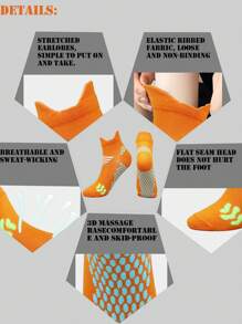 5/3/1 Par de calcetines deportivos de uso diario y casual con lunares, unisex, de tela de punto transpirable y antideslizante, aptos para correr, saltar la cuerda, ciclismo, todo el año