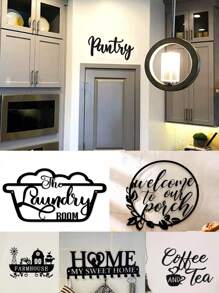 Pantry Sign Pantry Metal Wall Decor For Home Kitchen Restaurant Coffee Shop Store Modern Farmhouse Wall Decor Housewarming Gift 1pc Coffee Sign And Tea Bar Metal Hanging Wall Art Black Cup Decor Letter For Cafe Farmhouse Kitchen Gifts Birthday Graduation